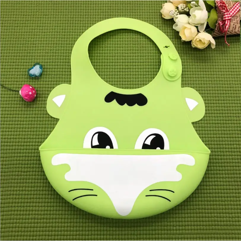 MealMate Bibs - Green fox