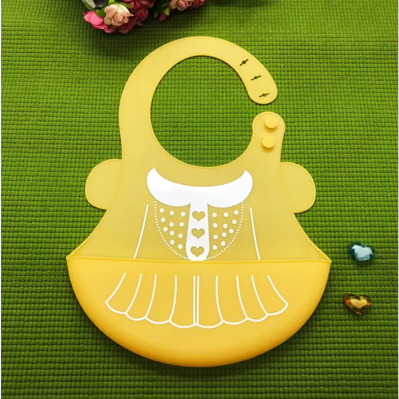 MealMate Bibs - Yellow lady