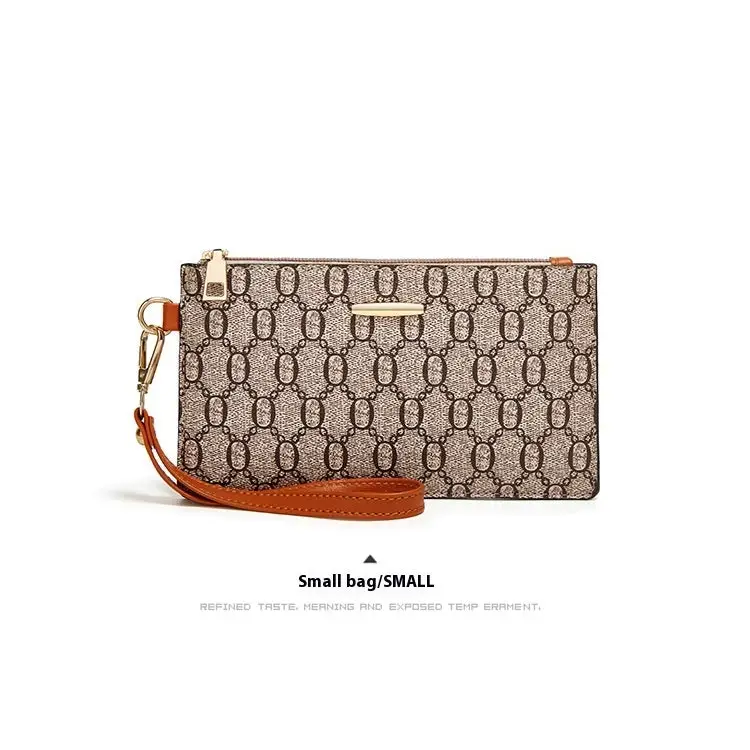 Medium PU Flap Shoulder Bag with Contrast Color and Zipper Compartment