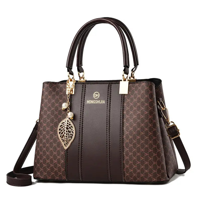 Medium PU Suitcase with Cotton Lining and Outer Slit Pocket
