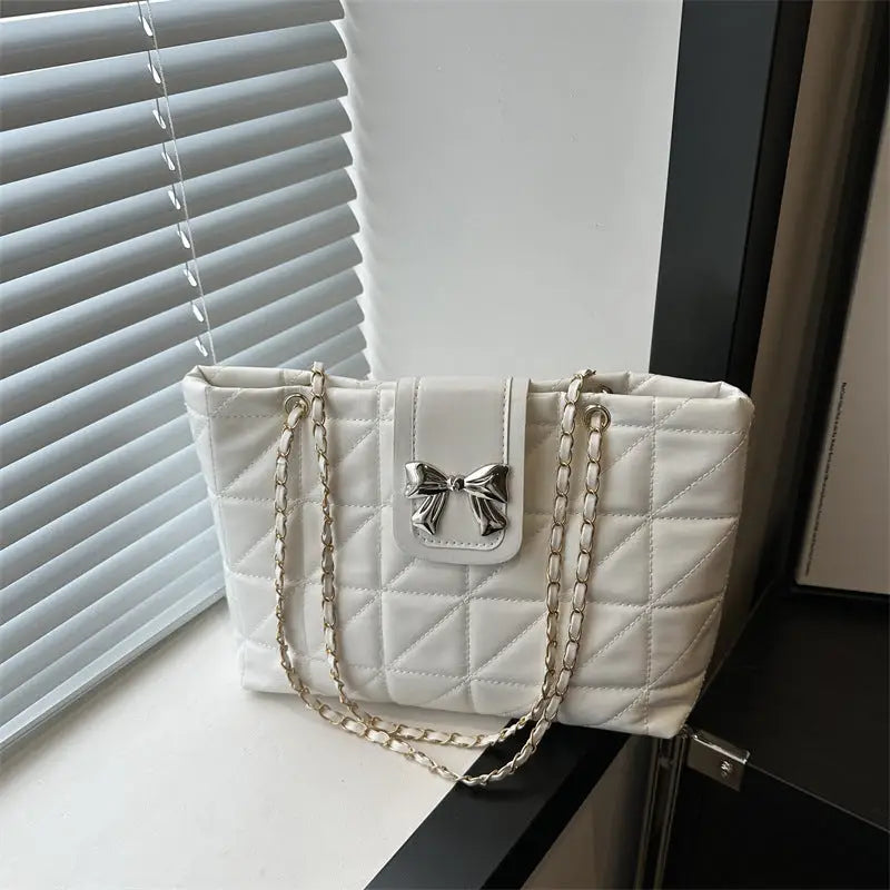 Medium Soft PU Shoulder Bag with Double Connector in Multiple Colors