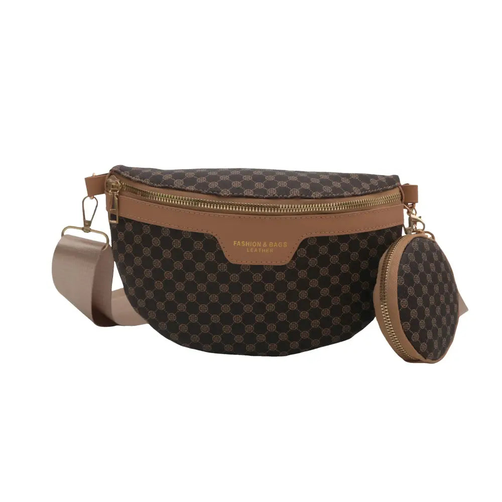 Medium Soft PU Shoulder Bag with Multiple Pockets and Street Trend Design