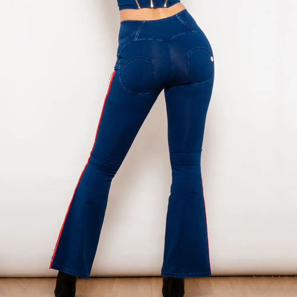 Melody Flare Lift Jeggings - Blue - 4