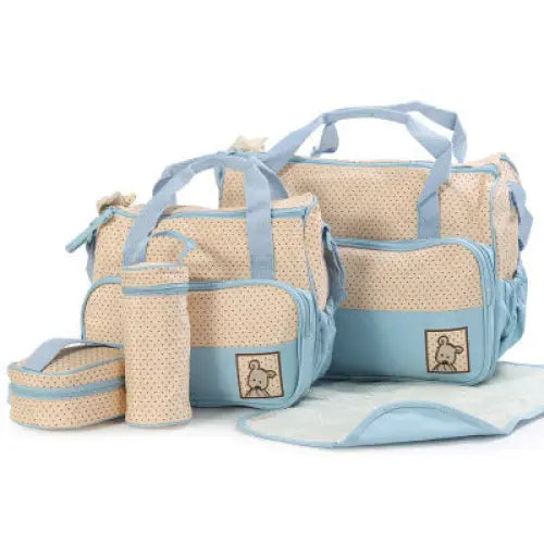 Baby diaper bag set.