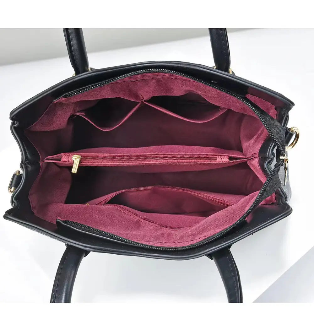 Nylon PU Suitcase Bucket Packing Bag Set in Multiple Colors