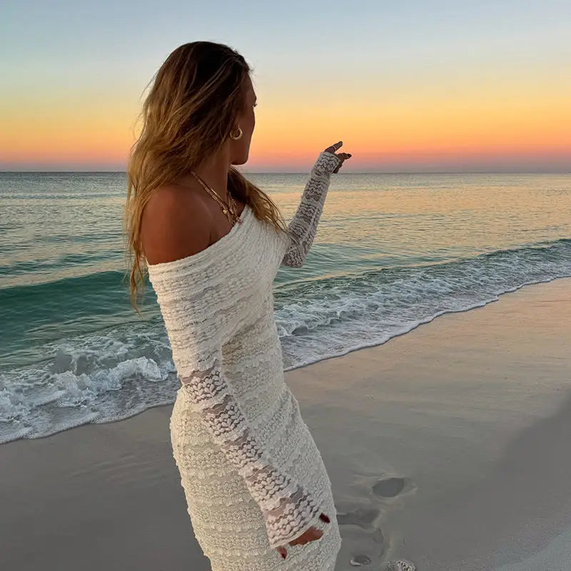 Off-Shoulder Socialite Dress
