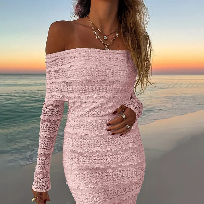 Off-Shoulder Socialite Dress