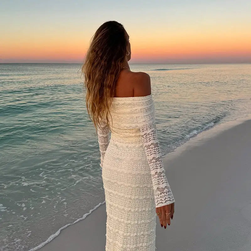 Off-Shoulder Socialite Dress