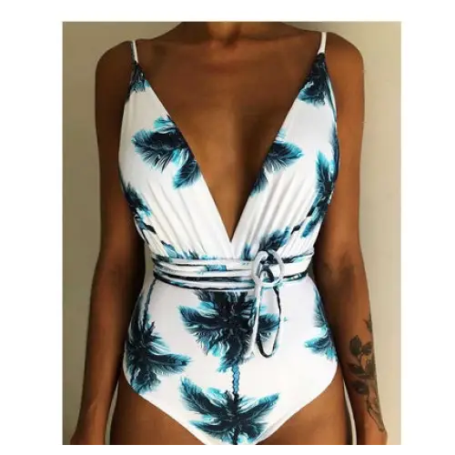 One Piece Swimsuit Backless Monokini Swimwear Women - N / L