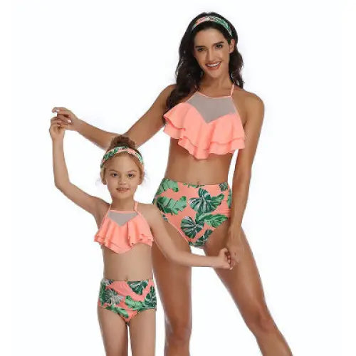 Parent-child bikini swimsuit - Style 2 / L