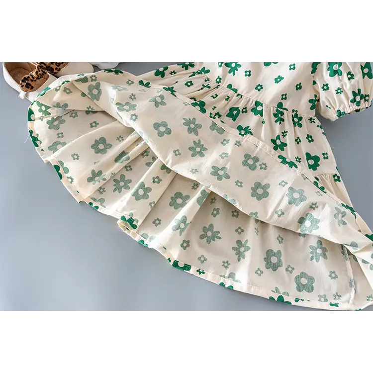PetalPrincess: Cotton Floral Dress for Baby Girls