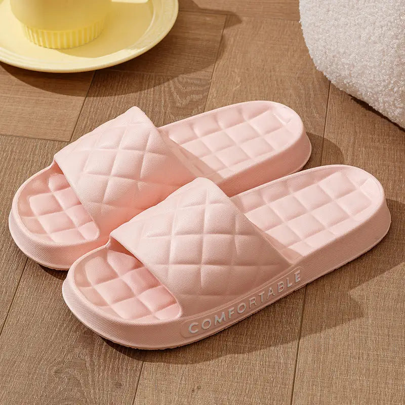 PlaidSilentSlippers - Purple / 36to37 - 4