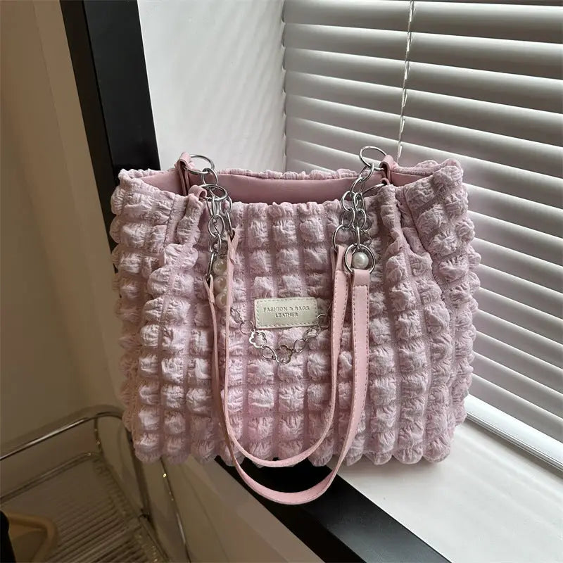 PleatEase Shoulder Bag
