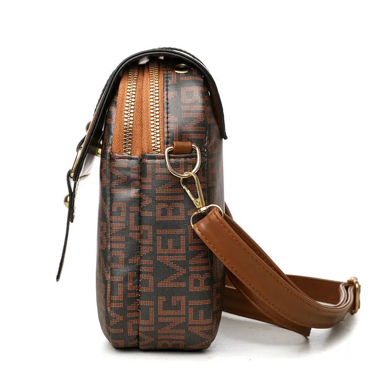 Polyester and PU Vertical Square Suitcase Packing Bag
