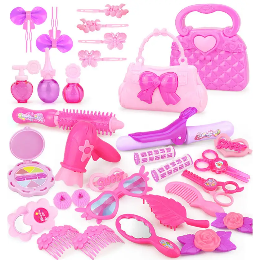 Pretty Pink Pretend Makeup Set: 24-32 PCS - B