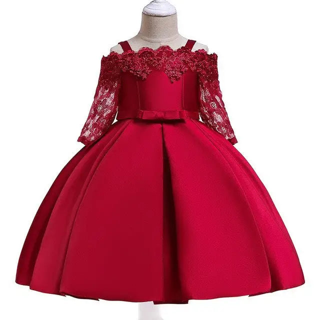 Pretty Princess Outfit Set - Dark Red / 3T