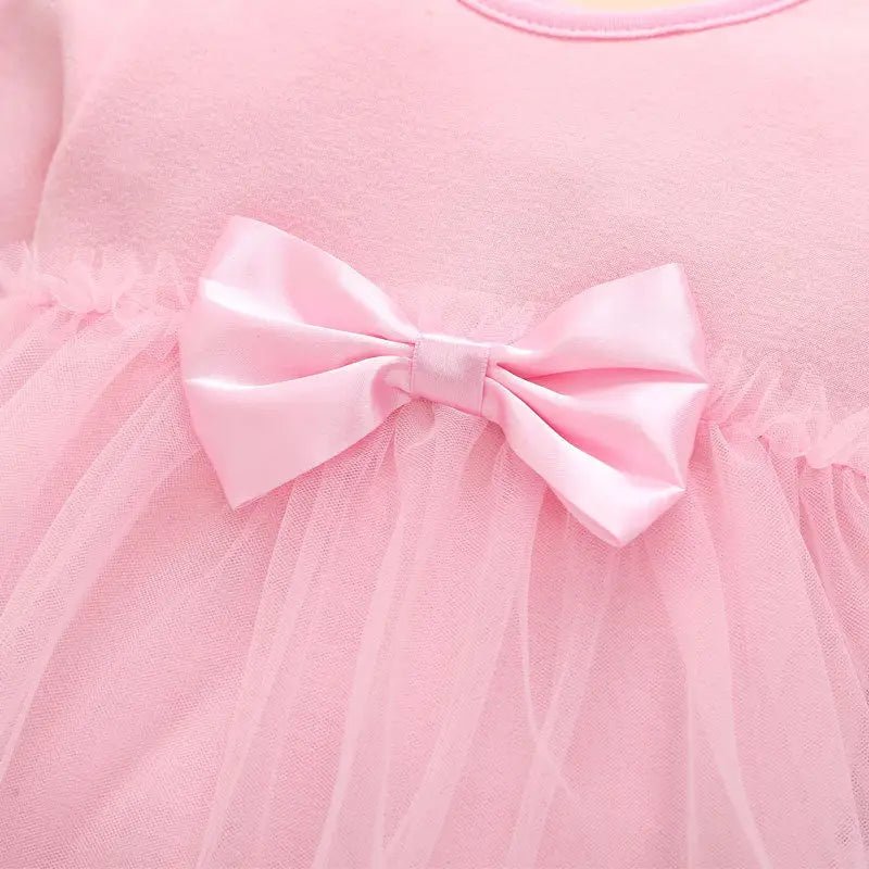 Princess Spring Fleece: Pure Cotton Baby Dress