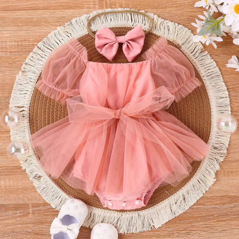 PuffPrincess Set: Skirt Scarf & Vest Ensemble