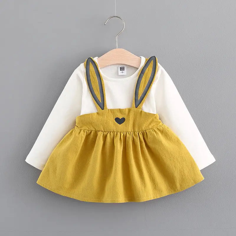 Rabbit Princess Dress - yellow / 100cm