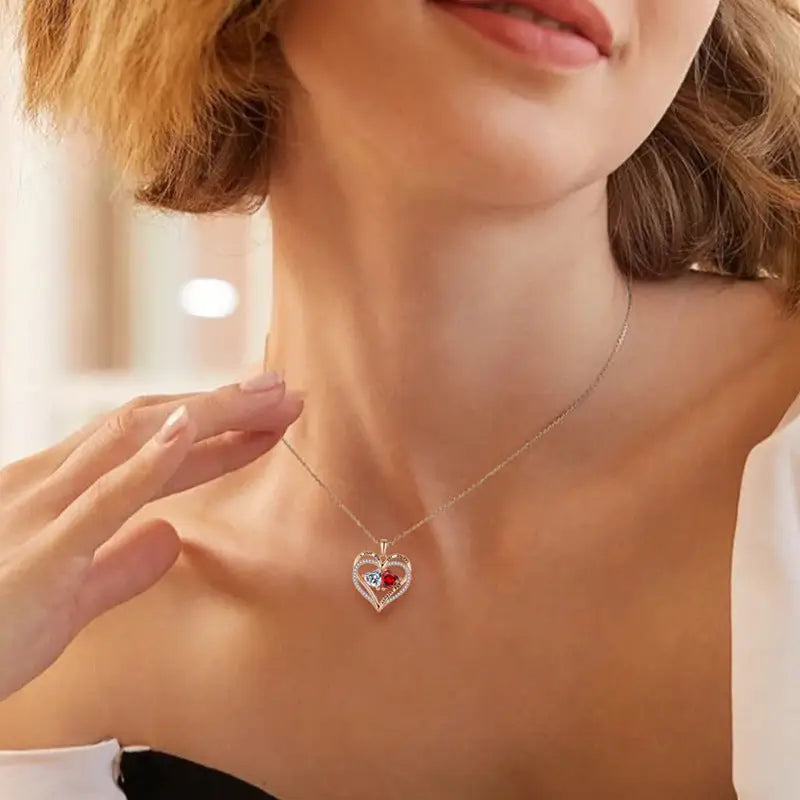 Radiant Love S925 Heart Necklace - Valentine’s Edition - Silver - 4