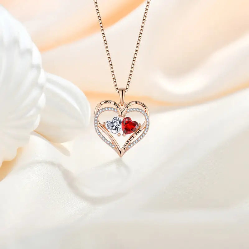 Radiant Love S925 Heart Necklace - Valentine’s Edition - Silver - 4