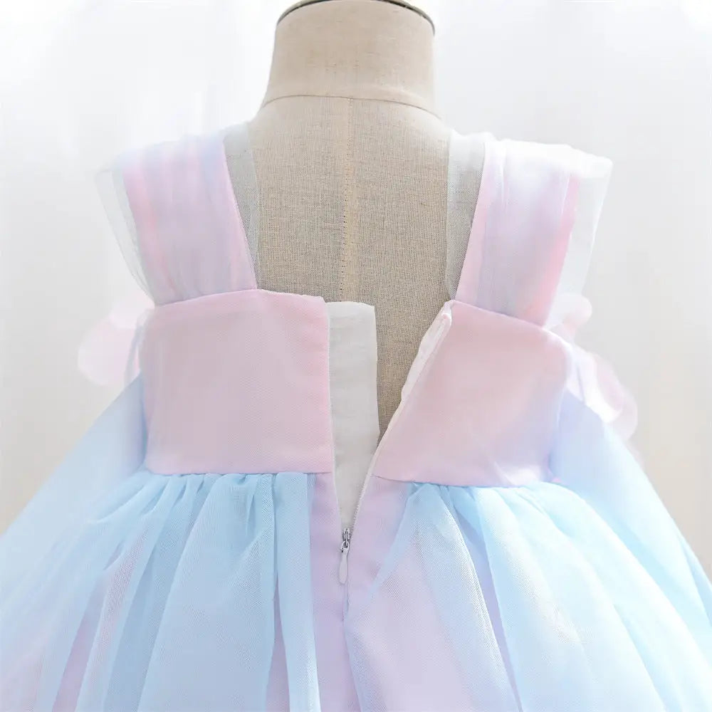 Rainbow Princess Dress Vest for Babies - Light Purple / 60cm