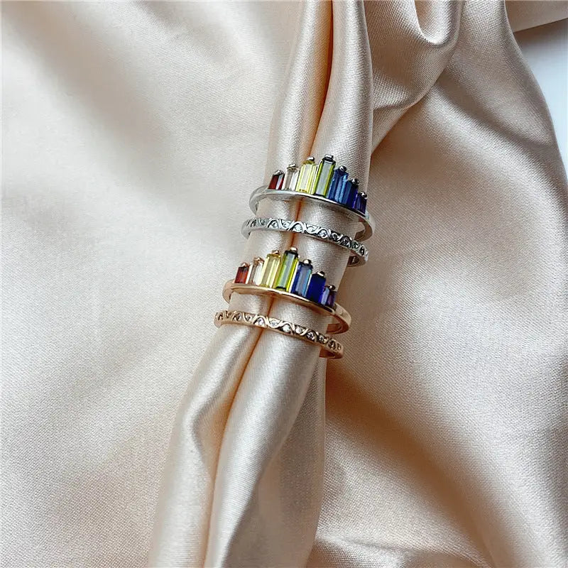 Rainbow Sparkle Ring