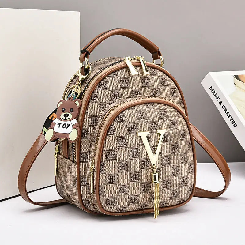 Retro Crossbody Backpack