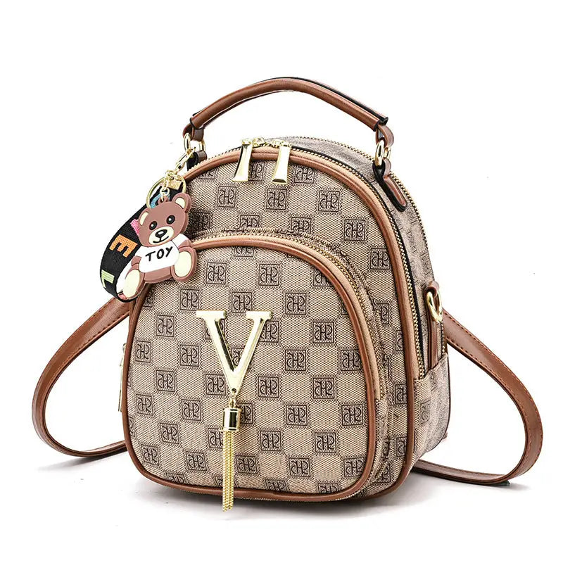 Retro Crossbody Backpack