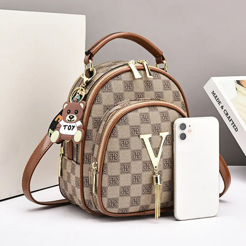 Retro Crossbody Backpack