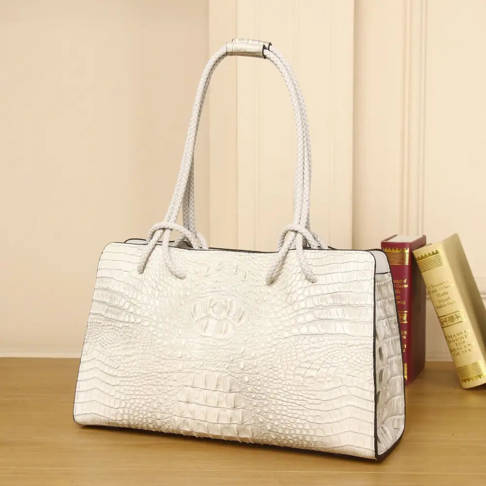 Retro European and American PU Shoulder Bag with Sandwich Pocket