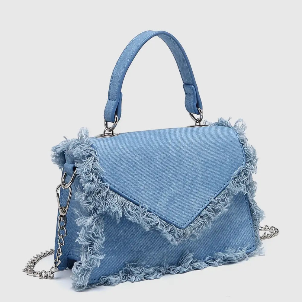 Retro PU Crossbody Bag in Blue Black White or Silver