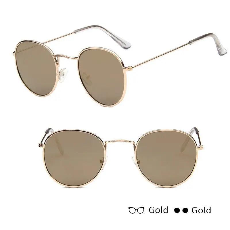 RetroChic Women’s Sunnies - Gold + gold