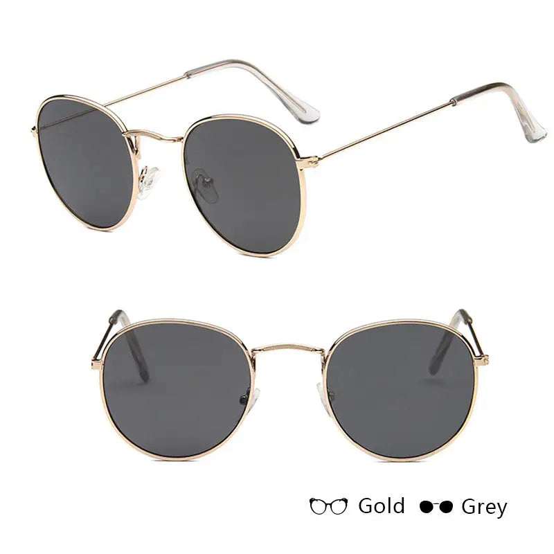 RetroChic Women’s Sunnies - Gold + gray