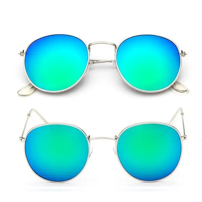 RetroChic Women’s Sunnies - Silver + Green