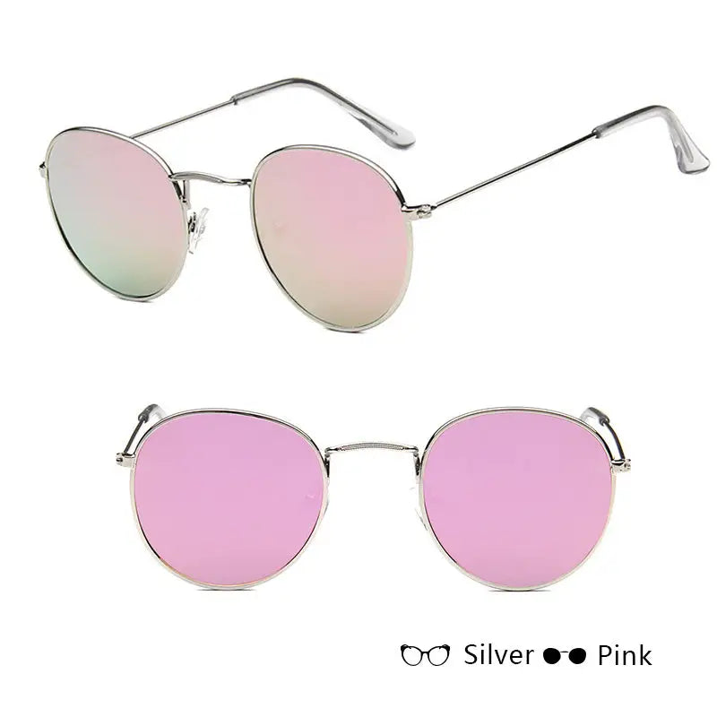RetroChic Women’s Sunnies - Silver + pink