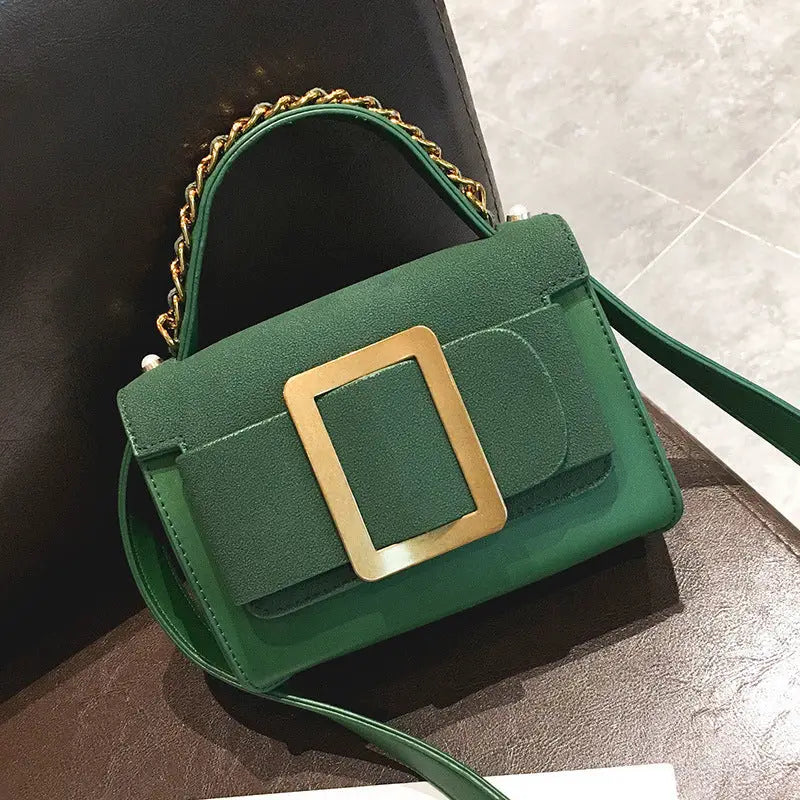 RetroFlex Portable Messenger Bag - Green frosted