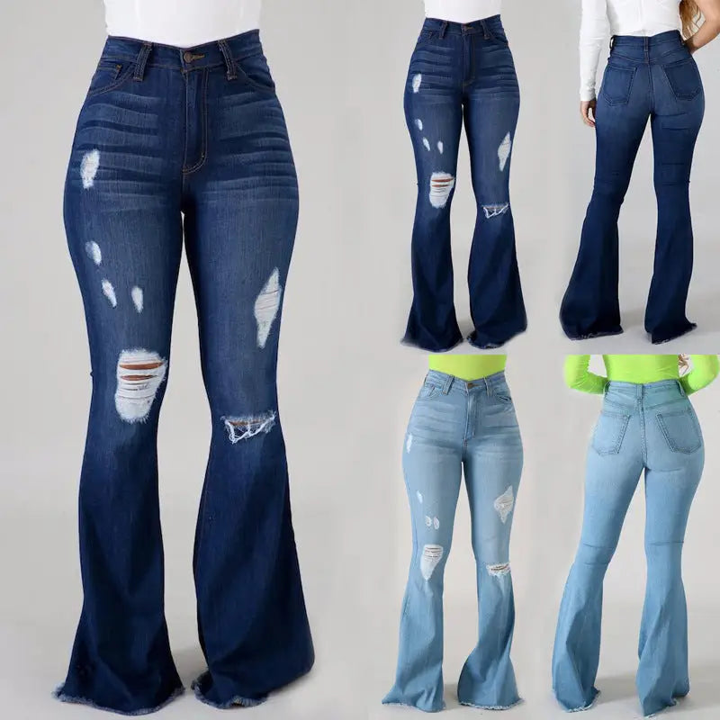 Ripped Buttocks Jeans