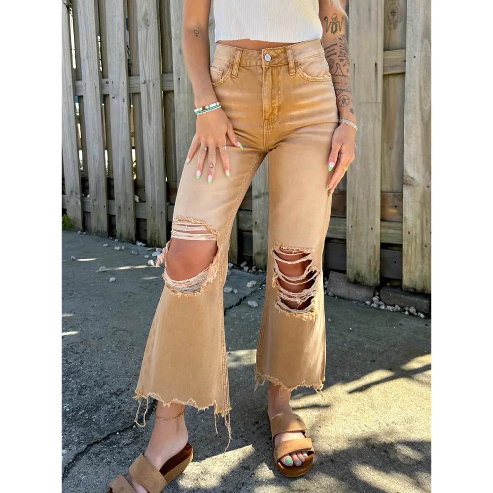 Ripped Loose Jeans