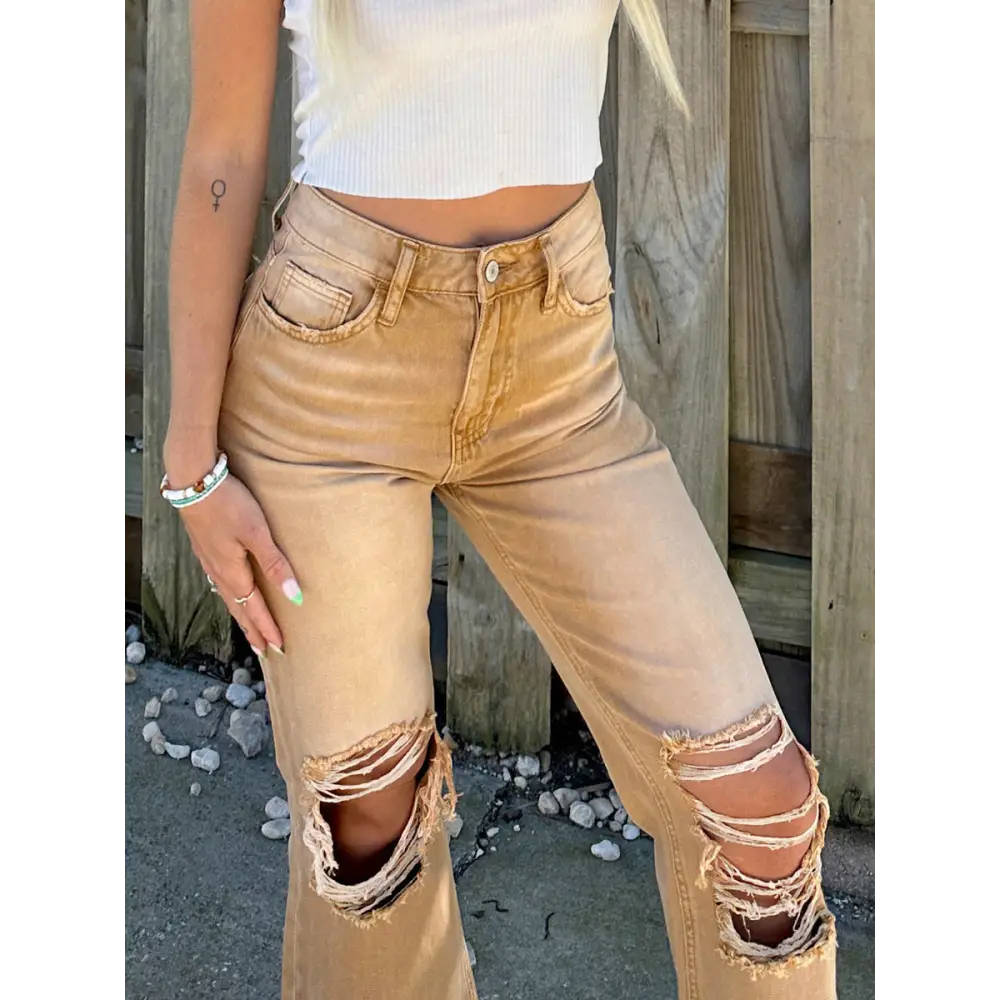 Ripped Loose Jeans