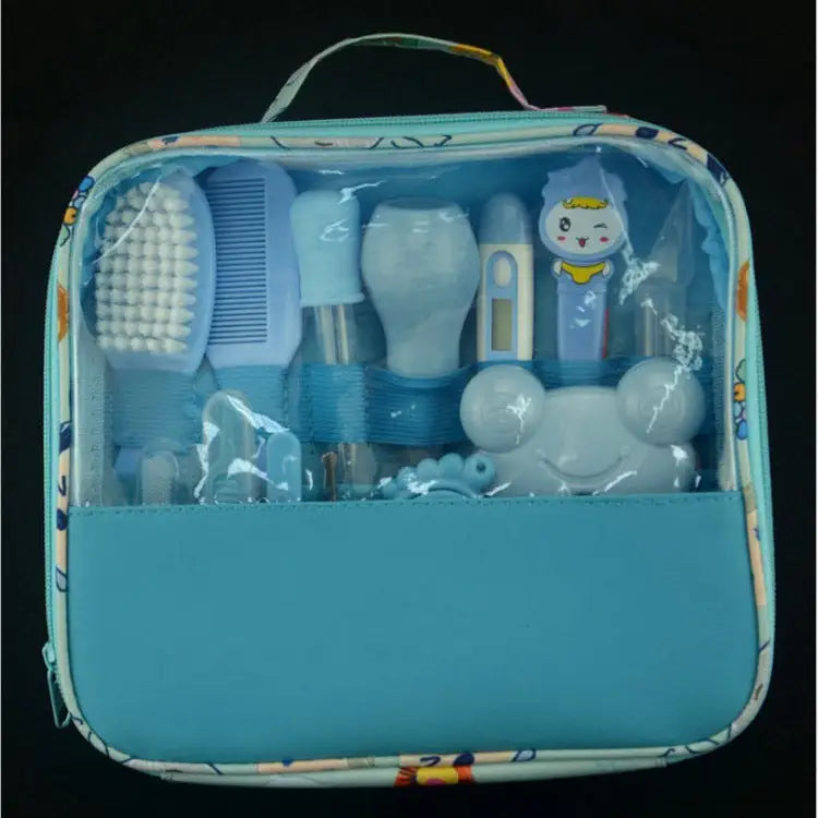 Roadfisher Baby Care Kit: Groom Clean & Comfort Set - Blue