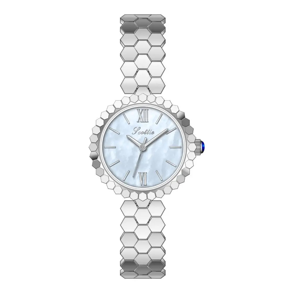 RoseGlow Petite Quartz Watch with Rose-Toned Stainless Steel Case