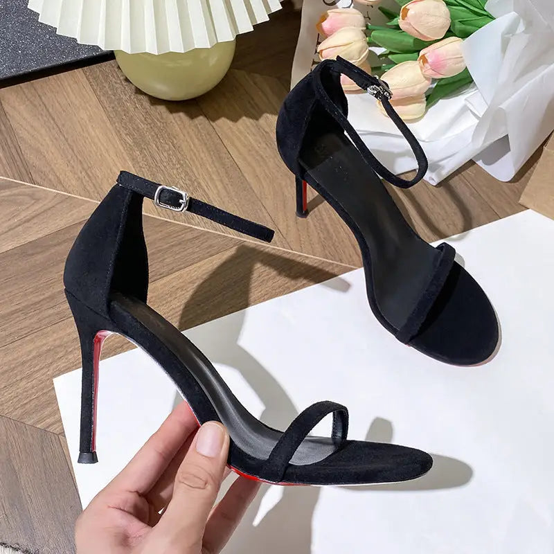 Scarlet Stiletto Heels