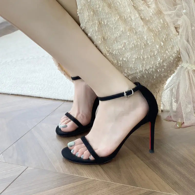 Scarlet Stiletto Heels