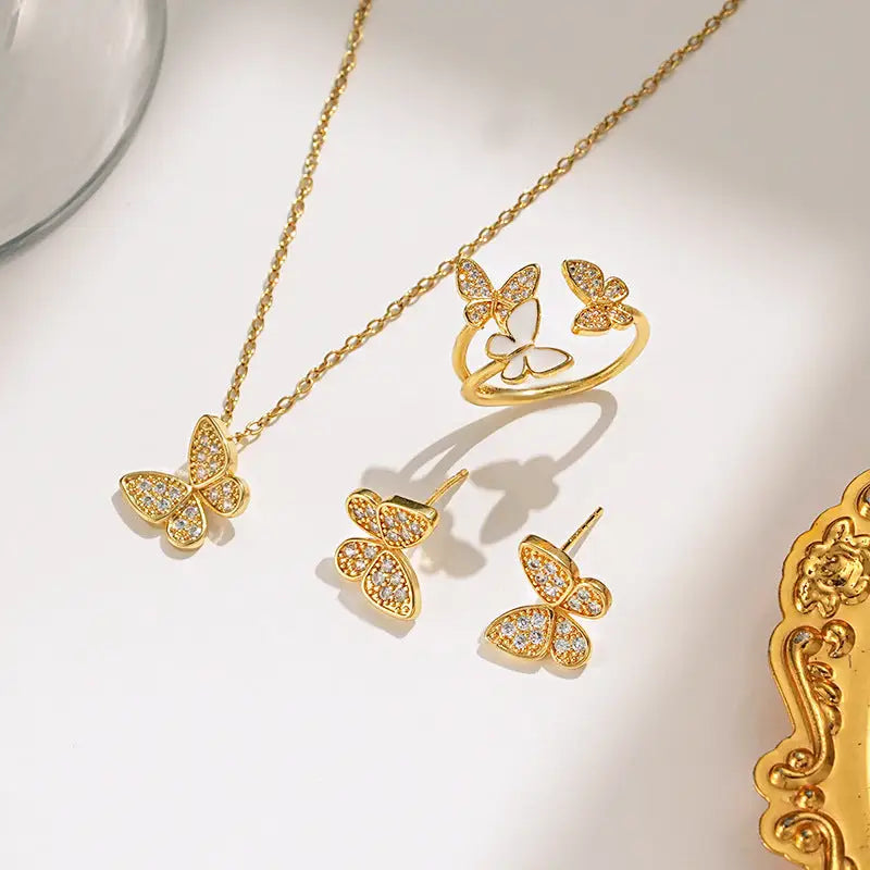 SenseRing Stud - Golden Butterfly Suit