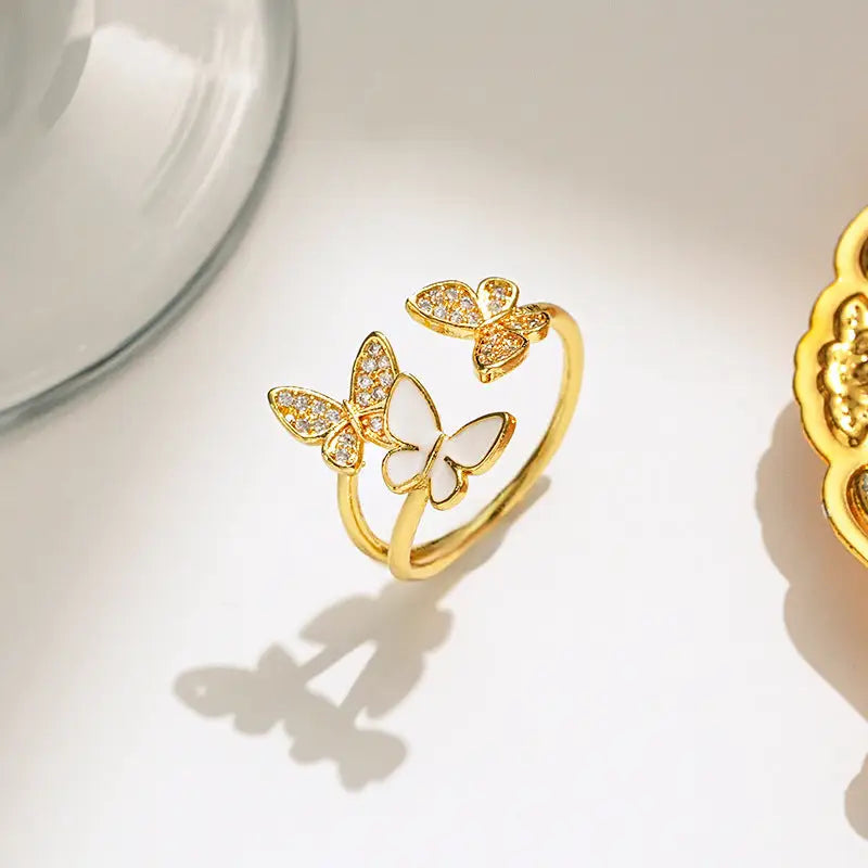 SenseRing Stud - Small Butterfly Ring