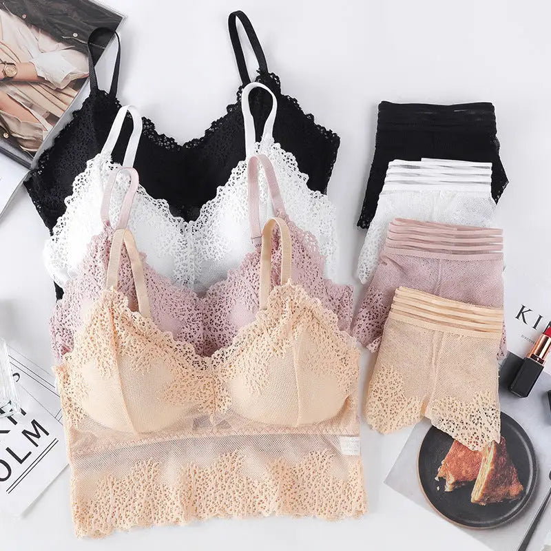 Sexy Tube Top Bottoming Underwear Lace Underwear Women’s Suit