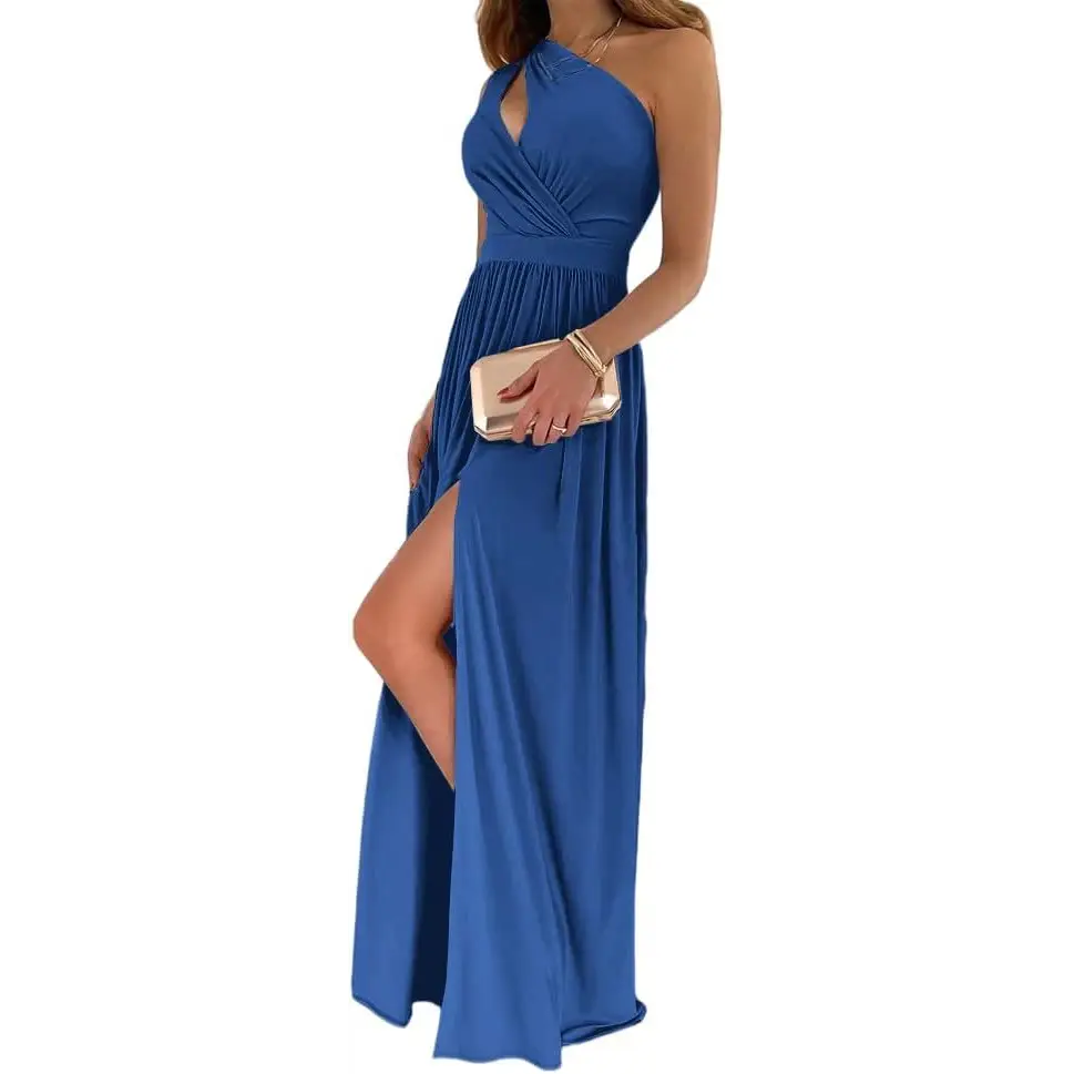 Sleeveless Elegant Party Maxi Dress for Women in Soft Lightweight Fabric - 4