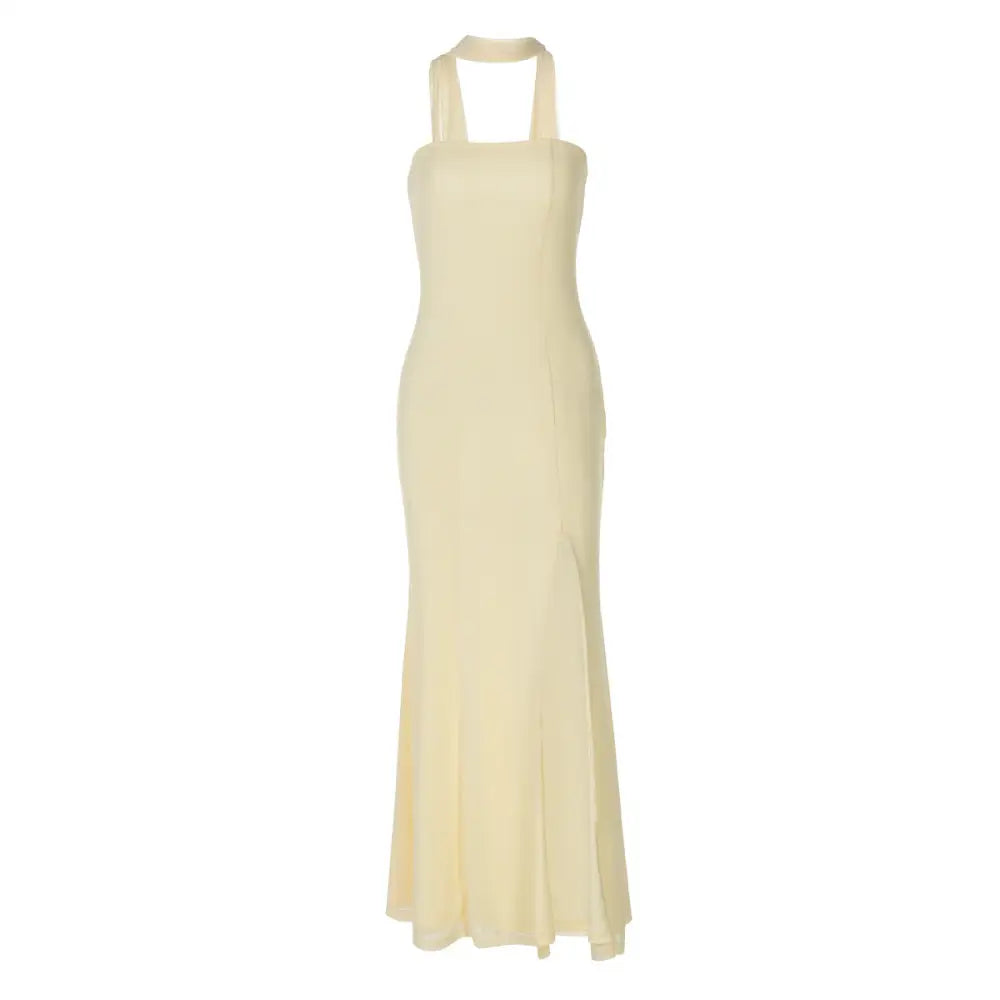 SlimSilhouette: Chic Tube Slit Dress