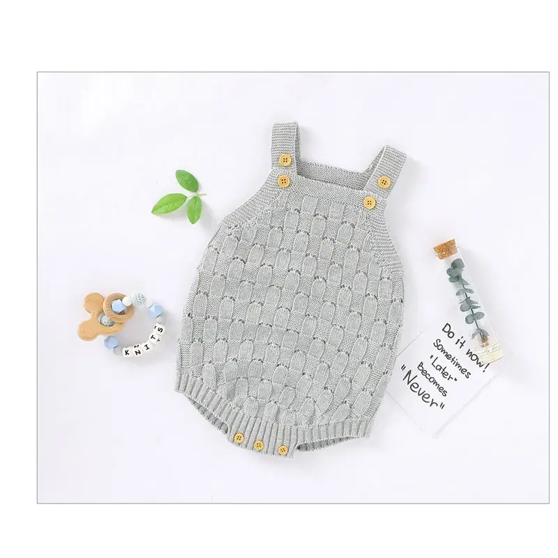 Slingy Cotton Baby Dress - Gray / 70cm